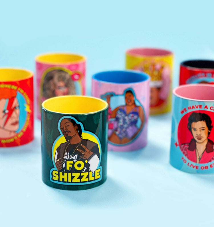 Harry Pink Mug - Blue Inner and Handle