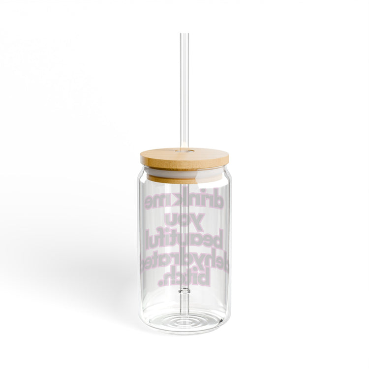 Drink me glass, 16oz