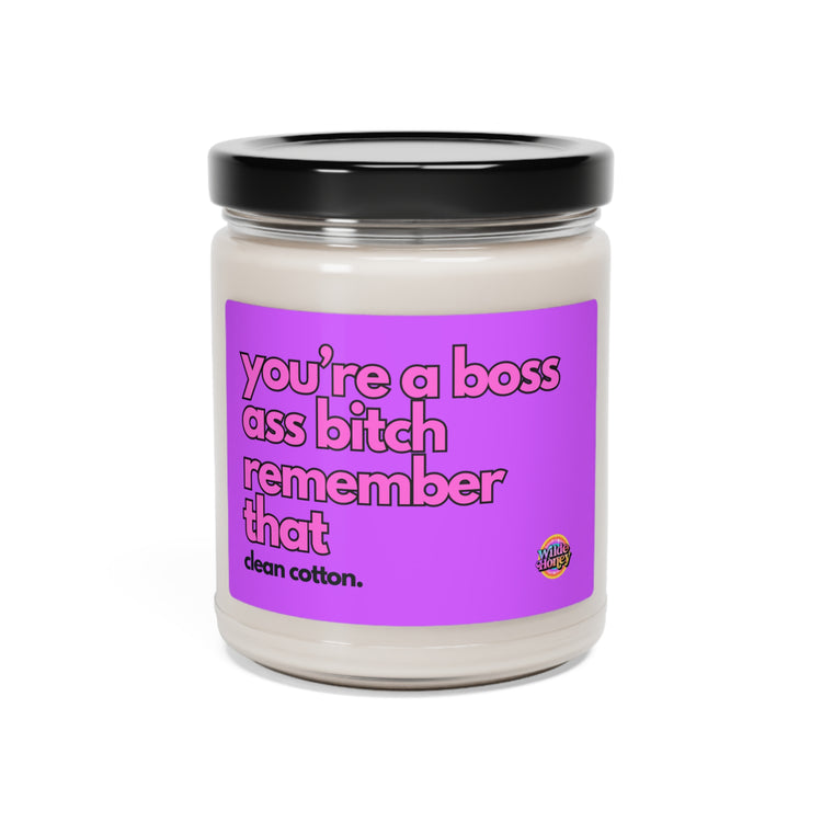 Boss Bitch Scented Soy Candle, 9oz