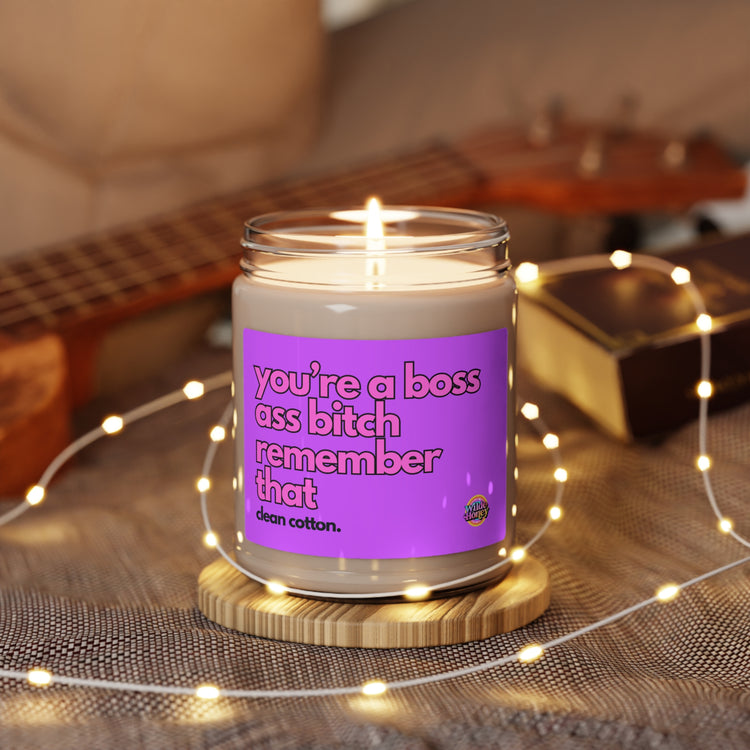 Boss Bitch Scented Soy Candle, 9oz