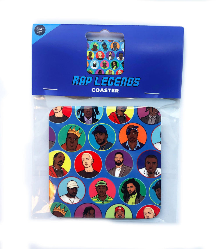 Rap Legends Square Coaster: No Packaging