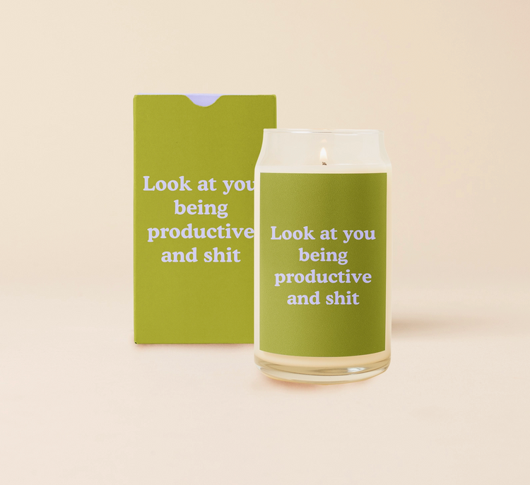 AFFIRMATION GLASS CAN CANDLES