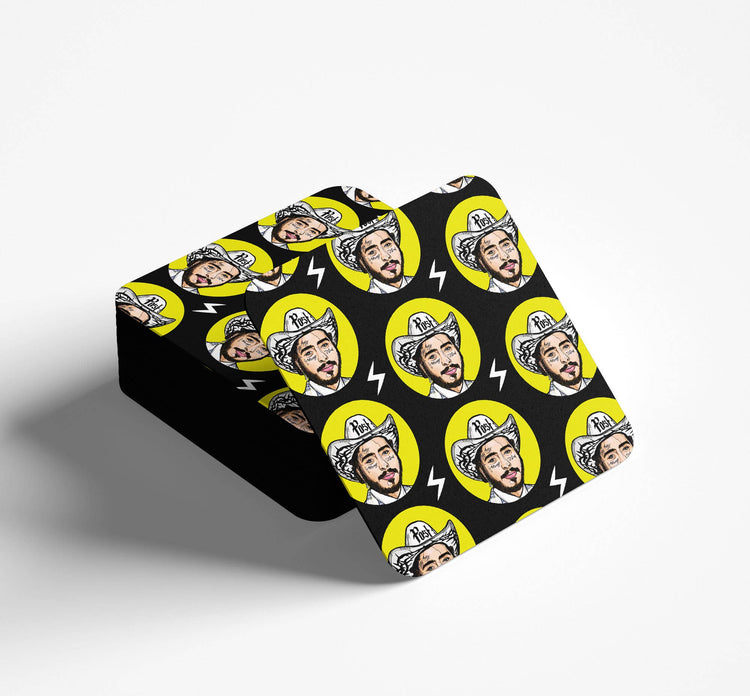 Circles Square Coaster