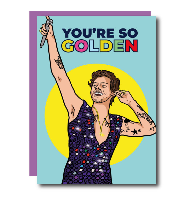 You're So Golden Harry Greeting Card