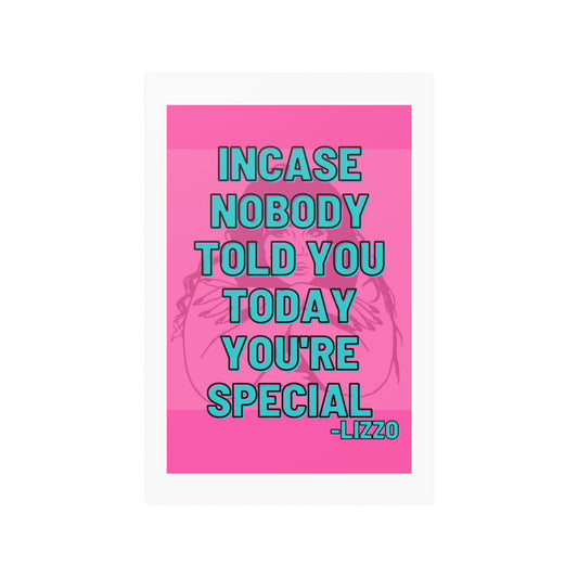 YOU'RE SPECIAL Poster (210gsm)