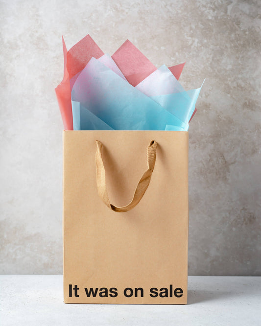 On Sale Gift Bag, BAG-008 (3-Pack): Brown