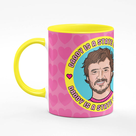 Pedro Pascal Daddy Yellow Mug