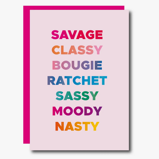 SAVAGE CARD