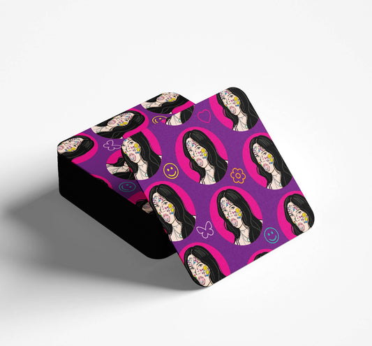 Sour Square Coaster